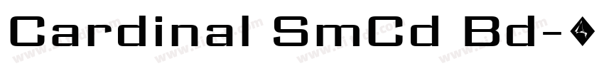 Cardinal SmCd Bd字体转换